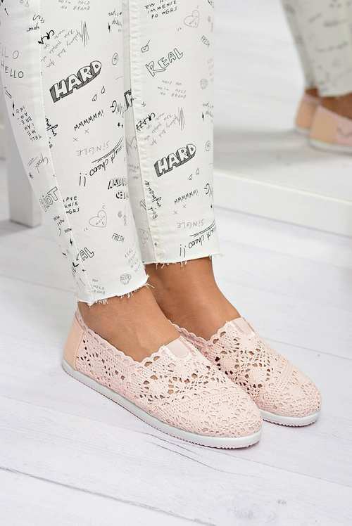 Lace Women's Ballerinas Little Sugar Powder Pink