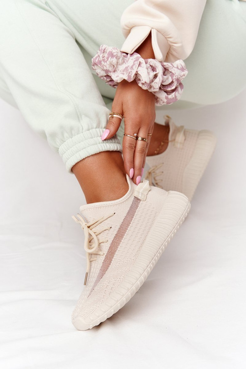 Women's Sport Shoes Sneakers Beige Amazing