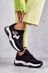 Women's Sport Shoes Tied Black Tolea