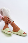 Women's Lightweight Green Foam Flip-Flops Fenicva
