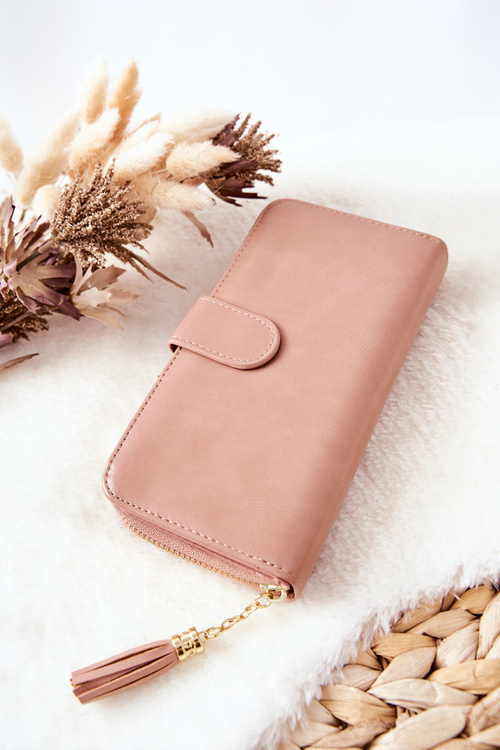 Large Women's Wallet With Extra Wallets Nude