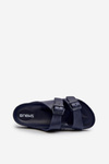 Men's Lightweight Foam Sandals with Buckles Navy Avatara