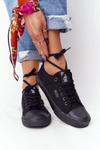 Trampki Klasyczne Wiązane BIG STAR Czarne HH274018 