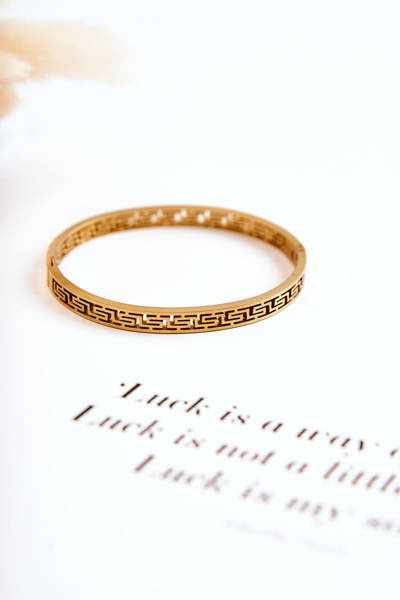 Bransoletka Damska Stalowa Zatrzask Złota