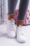 Women's Sneakers White Grey Strap Nigrid