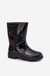 Ladies Rubber Boots Black Elvara