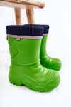 Children's Warmed Rain Boots Befado 162X303 Green