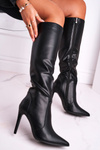 Women's High Boots Black See Me!