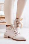 Women’s Boots Maciejka Leather Light beige 04744-22