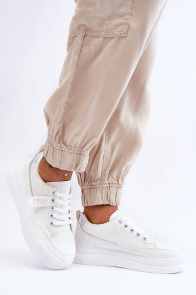 Buty Sportowe Klasyczne Damskie Białe Ronesha NB591