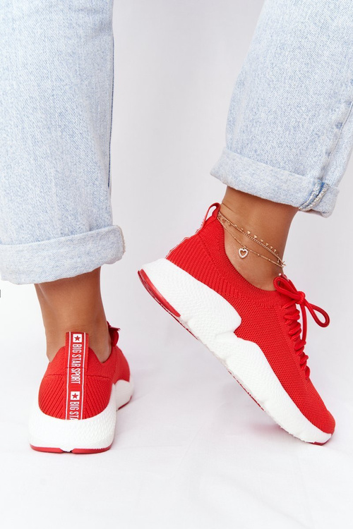 Women's Slip-on Sneakers Big Star DD274580 Red