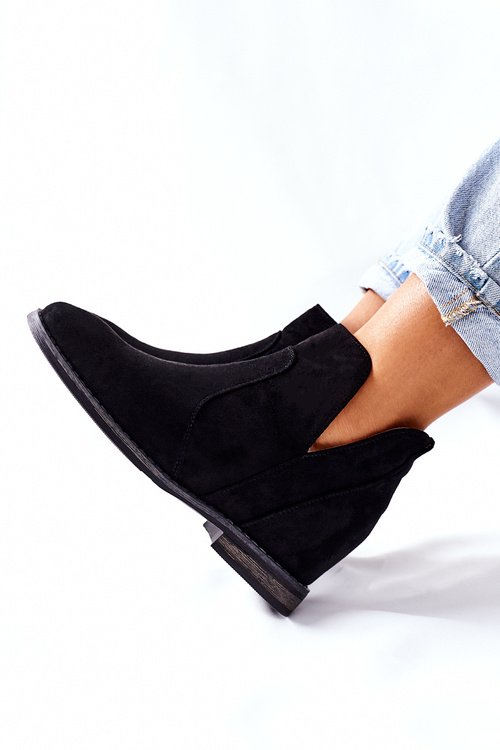 Boots On The Wedge S.Barski Joiva Black