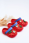 Children's Foam Lightweight Crocs Sandals Red Sweets