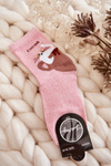 Women's Funny Socks Cat In Cup Pink