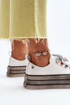 Women's Platform Sneakers GOE NN2N4054 White