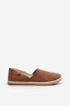 Women's Suede Espadrilles Brown Vulcano