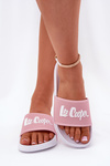 Klapki Damskie Jasnoróżowe Lee Cooper LCW-25-07-3520L