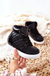 Children's Boots Sneakers Black Lizzie