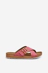 Comfortable Women's Flip Flops with Buckle Inblu VO000012 Pink