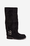 Insulated Women's Boots with Clips Black Umbria