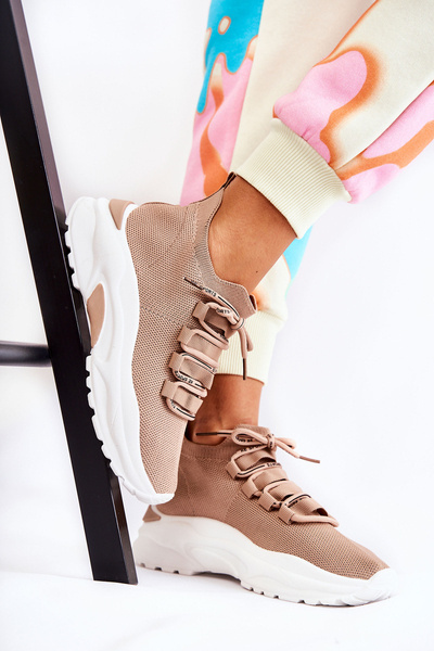 Women's Sport Sock Shoes Beige KeSport