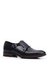 Men's Casual Leather Half Boots Monk Nikopol Black 1720