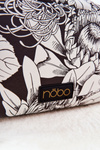 Large Cosmetic Case NOBO Flowers L0040-CM00 Black