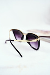 Women's Sunglasses Gold Prius PR-V07 Black Gradient