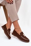 Moccasins Loafers Women's Eco Suede Brown Darwen