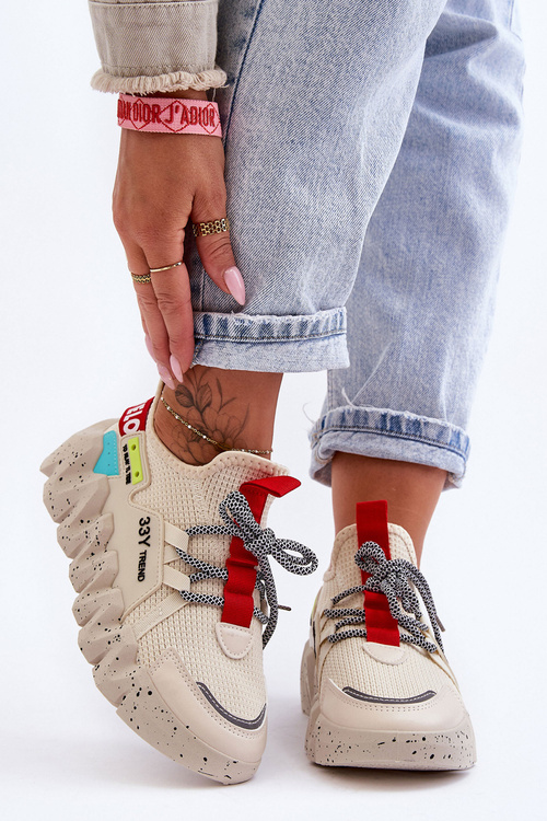 Slip-on Trendy Sneakers Beige Evolution