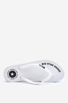 Comfortable Big Star Flip Flops LL274795 White
