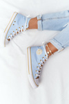 Women's High Sneakers Big Star HH274449 Blue
