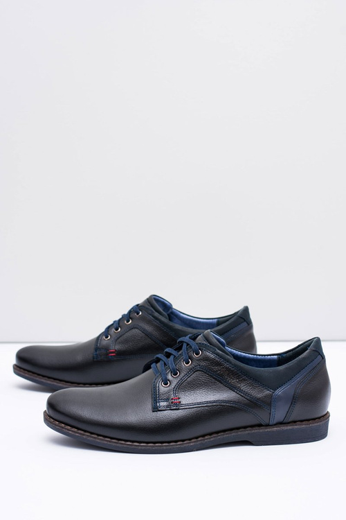 Nikopol Black Leather Men's Casual Jericho Half Boots