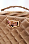 Large cosmetic bag Quilted Monnari CSM0040-023 Gold