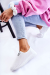 Women's Sport Shoes Slip-On White Charlien