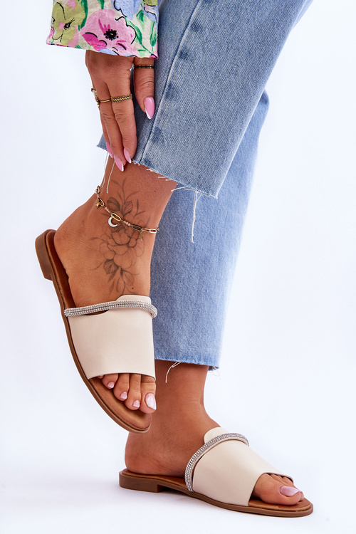 Elegant Flat Heels Beige Termen