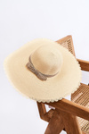 Women's Frill Hat Beige 