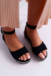 Women's Platform Sandals Black Arielle