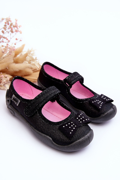 Children's Ballet Flats with Bow Befado 114X240 Black
