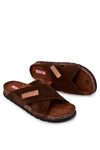 Men's Comfortable Slippers Big Star JJ176006 Brown