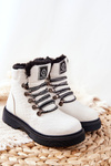 Children's fleece-lined boots White Doreen