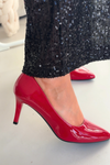 Polished High Heels Sergio Leone 1336 Red