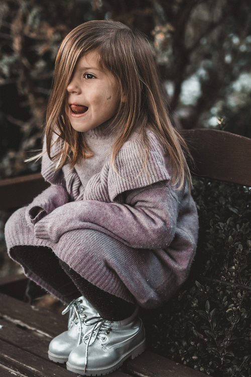 Trapery Botki Dziecięce Suwakiem Srebrne Dexter