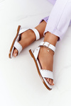 Leather Sandals Big Star HH274722 White