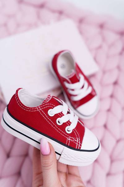 Kids Classic Sneakers Red Filemon