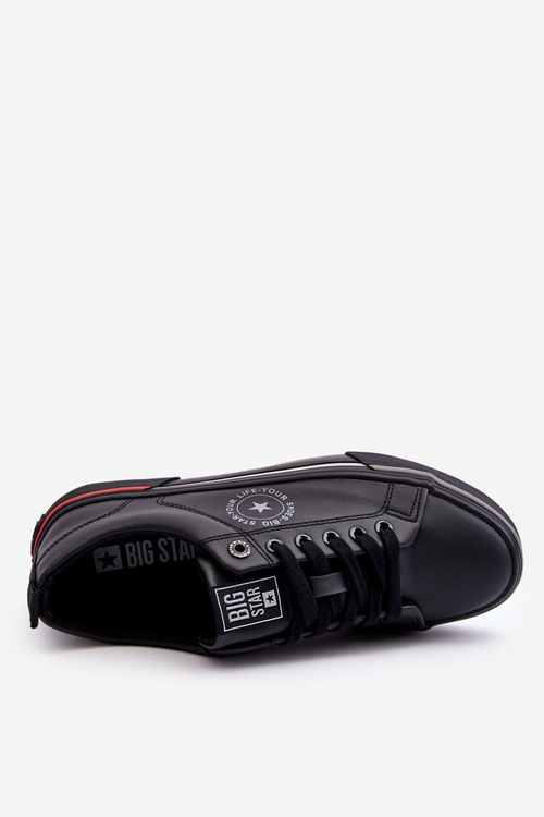 Men's Leather Sneakers Big Star LL174210 Black