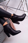 Women's Stiletto Boots Black Memfis