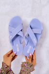Foam Women's Slippers Big Star JJ274A521 Light blue