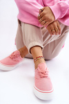 Fabric Sneakers On The Platform Big Star LL274147 Pink