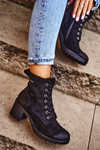 Women's Boots On High Heels Black Vertigo